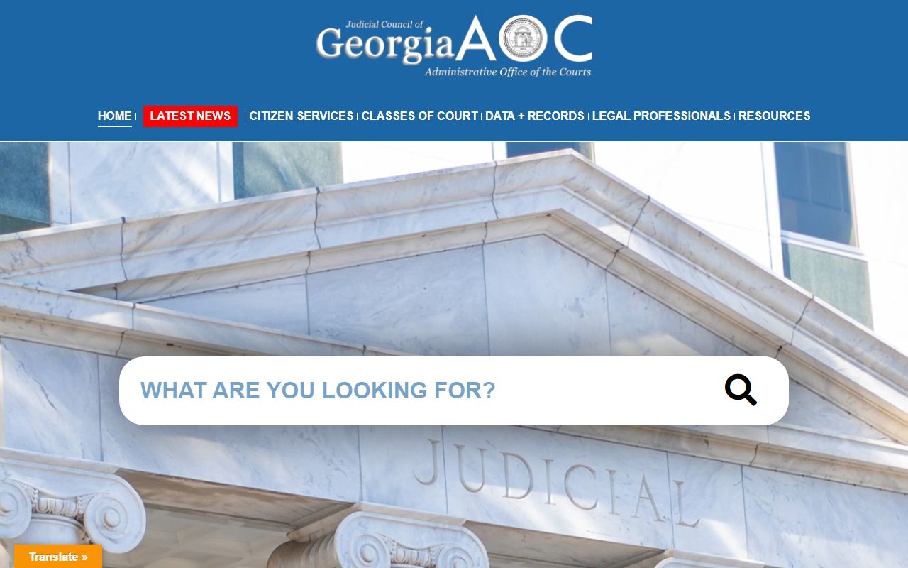Troup County court records Georgia Judicial Council