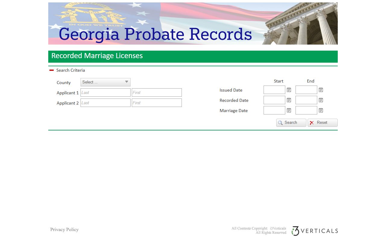 Troup County probate records statewide marriage search